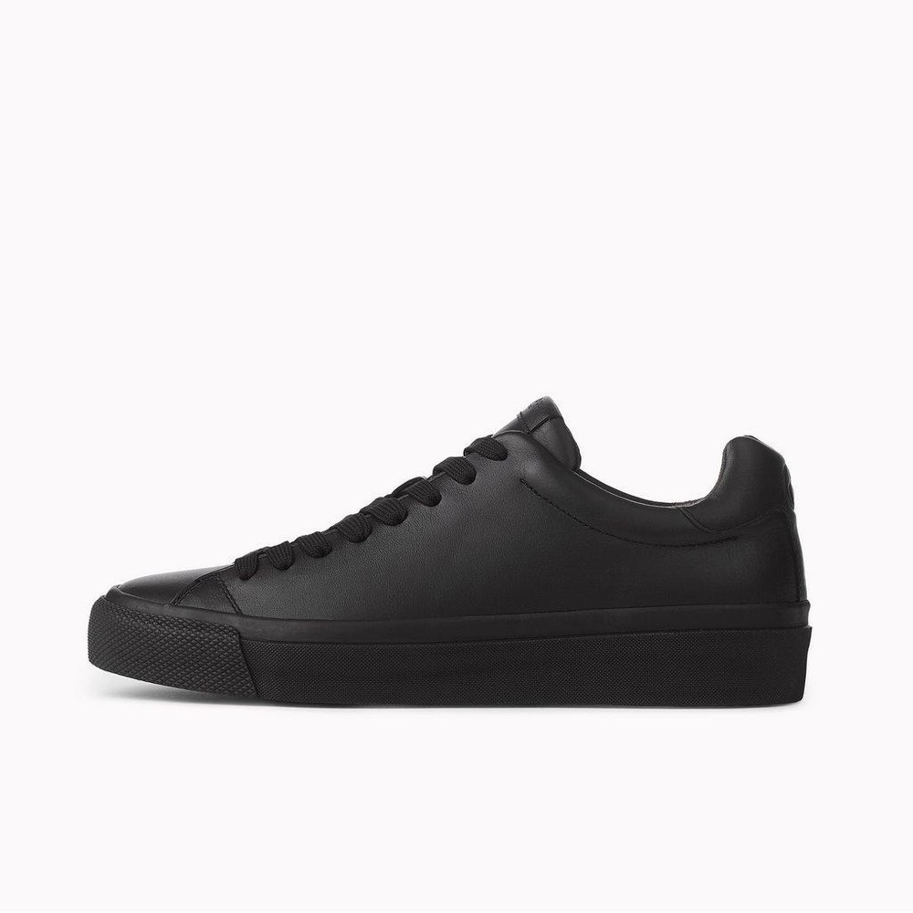 Rag & Bone Black Rb1 Low Top Sneakers
